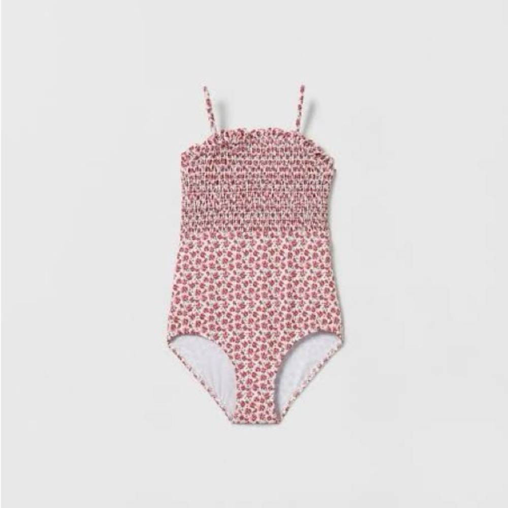 Zara 11-12Y Girl’s Floral Swimsuit